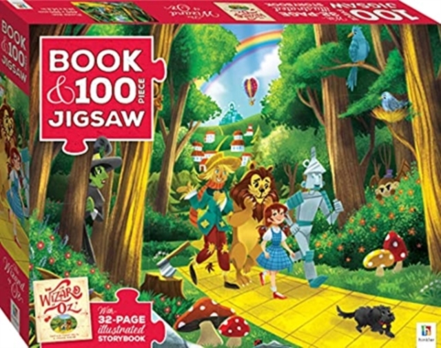 Book with 100-Piece Jigsaw: The Wizard of Oz, Jigsaw Book