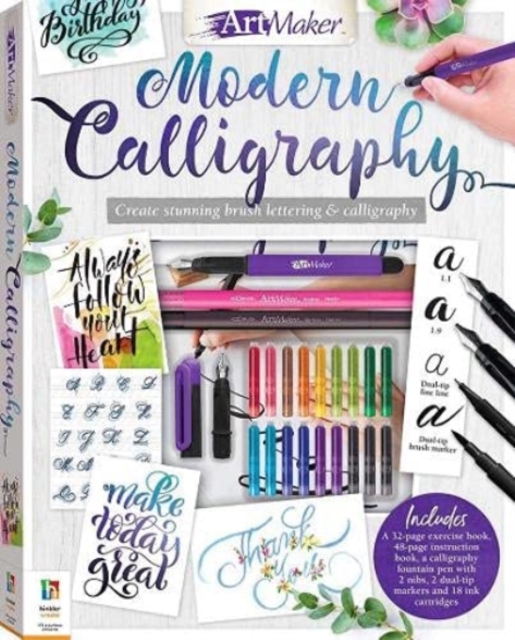 Art Maker Modern Calligraphy Kit, Kit Book