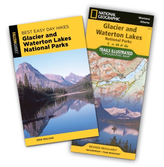 Best Easy Day Hiking Guide and Trail Map Bundle : Glacier and Waterton Lakes National Parks, Mixed media product Book