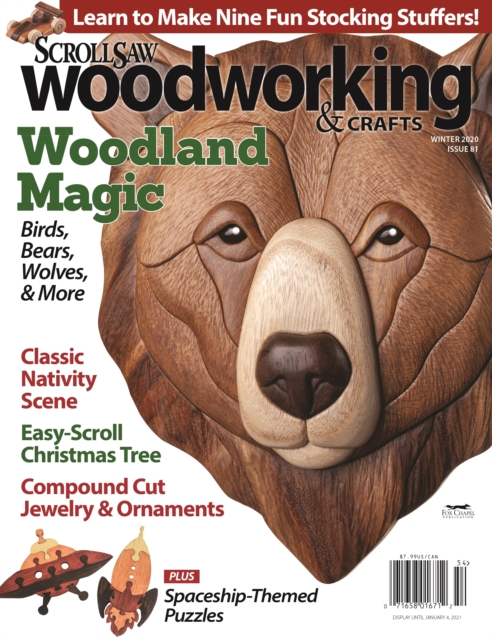 Scroll Saw Woodworking & Crafts Issue 81 Winter 2020, Other book format Book