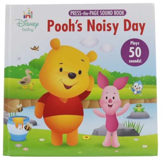 Disney Baby Poohs Noisy Day Press The Page Sound Book, Hardback Book