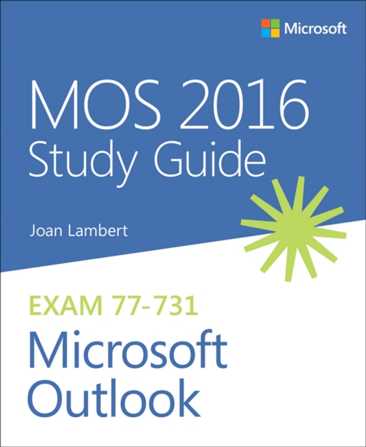 MOS 2016 Study Guide for Microsoft Outlook, PDF eBook