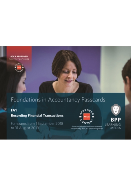 FIA Recording Financial Transactions FA1 : Passcards, Spiral bound Book