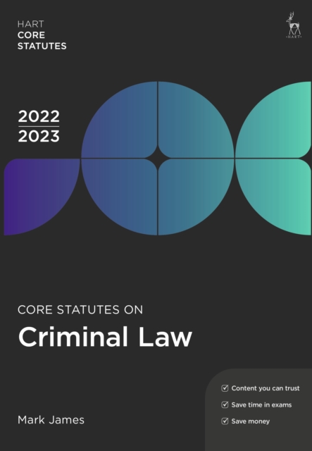 Core Statutes on Criminal Law 2022-23, Paperback / softback Book