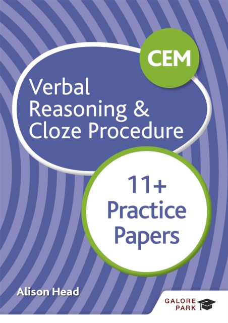 CEM 11+ Verbal Reasoning & Cloze Procedure Practice Papers, Paperback / softback Book