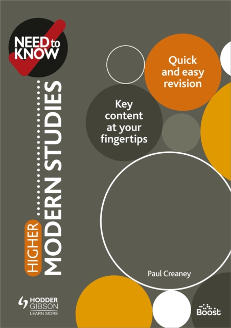 Need to Know: Higher Modern Studies, Paperback / softback Book