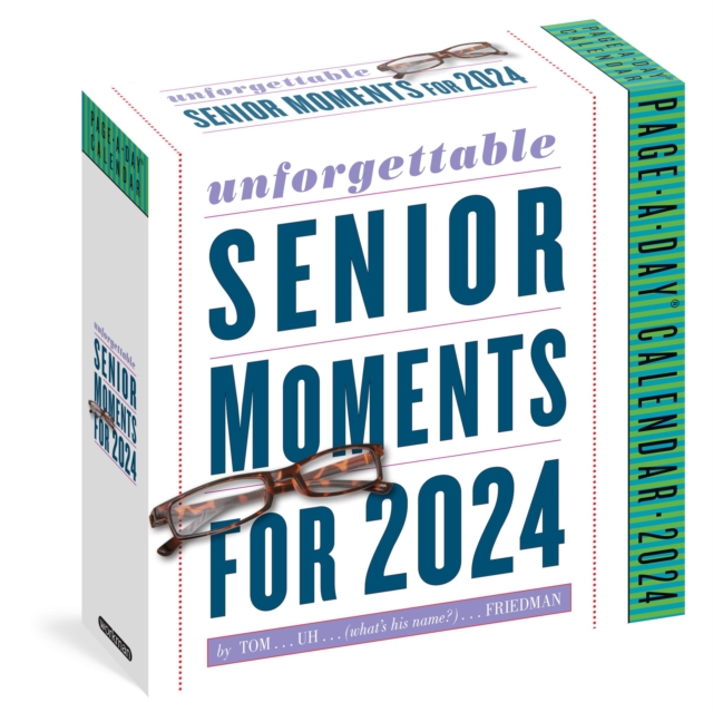 Unforgettable Senior Moments Page-A-Day Calendar 2024, Calendar Book
