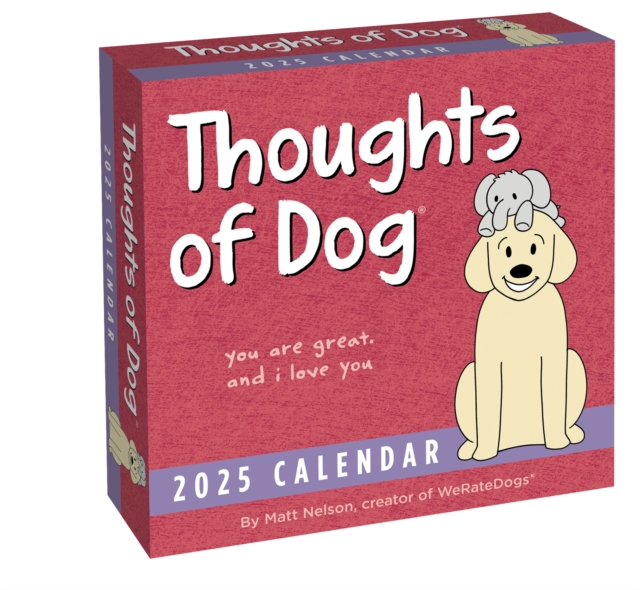 Thoughts of Dog 2025 Day-to-Day Calendar, Calendar Book