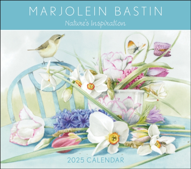 Marjolein Bastin Nature's Inspiration 2025 Deluxe Wall Calendar with Print, Calendar Book
