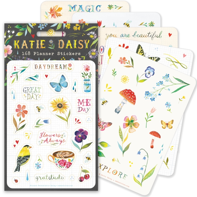 Katie Daisy Sticker Pack : Daydream Pack, Calendar Book