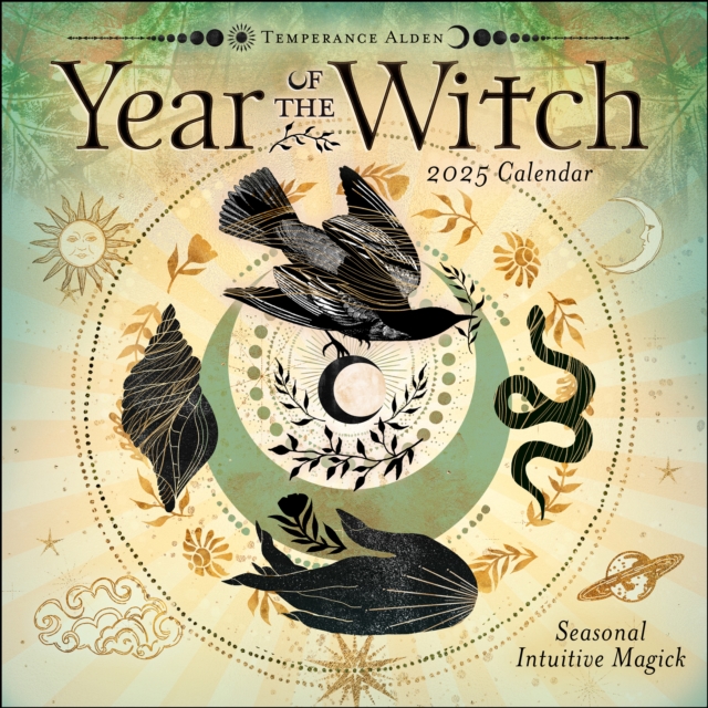 Year of the Witch 2025 Wall Calendar : Seasonal Intuitive Magick, Calendar Book