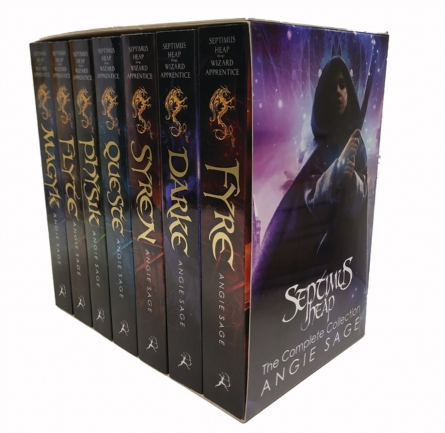 Septimus Heap Collection 7 Book Set (Magyk, Flyte, Physik, Queste, Syren, Darke and Fyre), Multiple-component retail product Book
