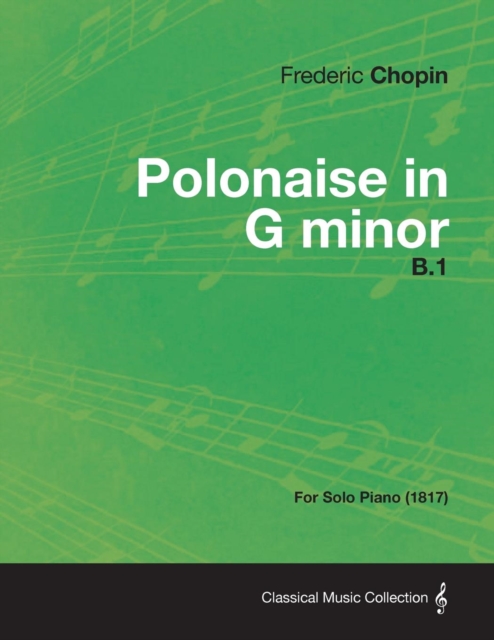 Polonaise in G minor B.1 - For Solo Piano (1817), EPUB eBook