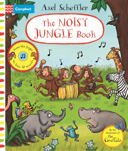 The Noisy Jungle Book : A press-the-page sound book, Hardback Book