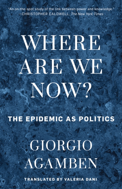 Where Are We Now? : The Epidemic as Politics, Hardback Book