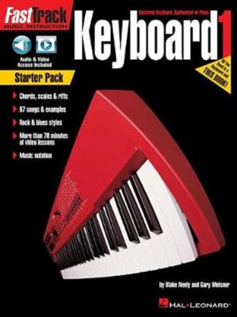 FastTrack Keyboard - Book 1 Starter Pack : Includes Method Book with Audio & Video Online, Multiple-component retail product Book