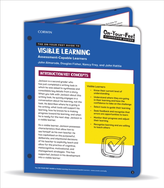 The On-Your-Feet Guide to Visible Learning : Assessment-Capable Learners, Loose-leaf Book