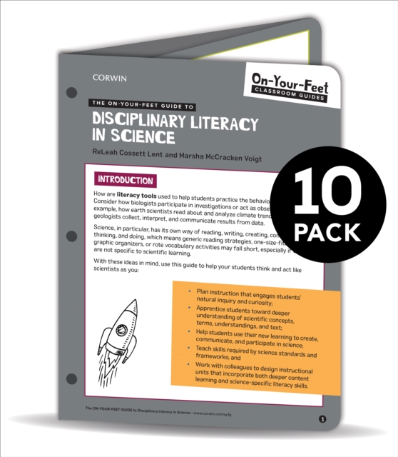 BUNDLE: Lent: The On-Your-Feet Guide to Disciplinary Literacy in Science: 10 Pack, Book Book