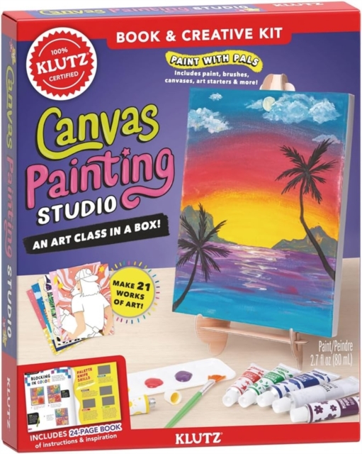Canvas Painting Studio, Multiple-component retail product, part(s) enclose Book