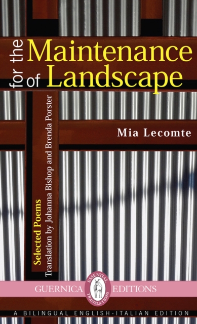 For the Maintenance of Landscape Volume 1, Paperback / softback Book