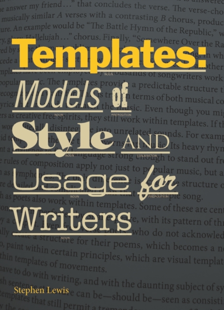 Templates : A Guide to Writing Sentences, Paperback / softback Book