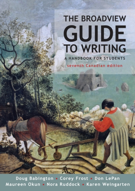 The Broadview Guide to Writing, Canadian Edition, Spiral bound Book