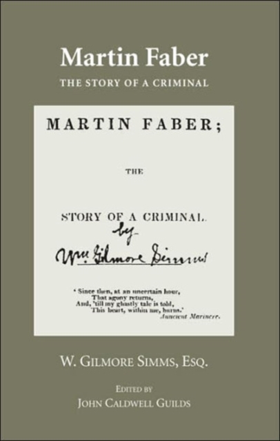 Martin Faber : The Story of a Criminal with "Confessions of a Murder, Paperback / softback Book