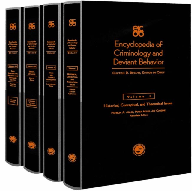 Encyclopedia of Criminology and Deviant Behaviour, Hardback Book