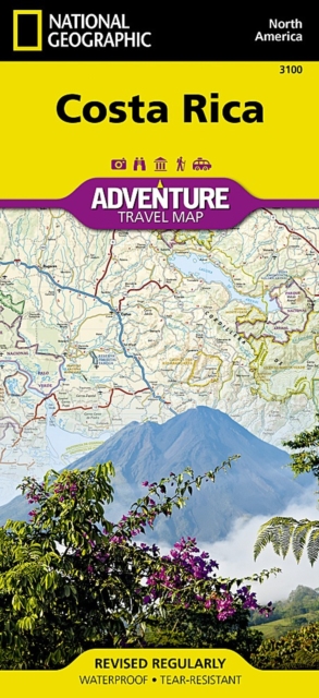 Costa Rica : Travel Maps International Adventure Map, Sheet map, folded Book