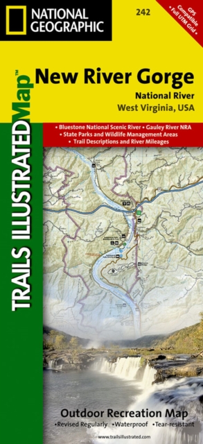 New River Gorge National River : Trails Illustrated National Parks, Sheet map, folded Book