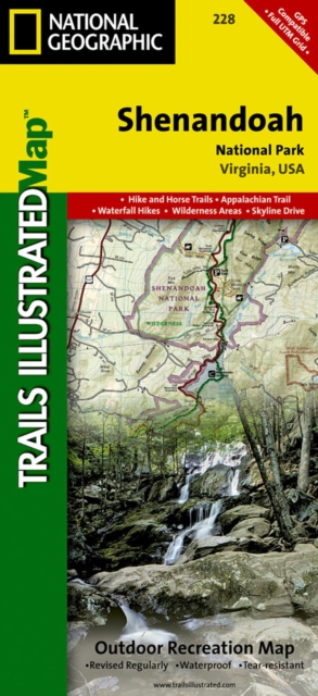 Shenandoah National Park : Trails Illustrated National Parks, Sheet map, folded Book
