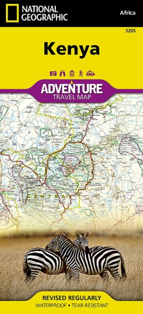 Kenya : Travel Maps International Adventure Map, Sheet map, folded Book