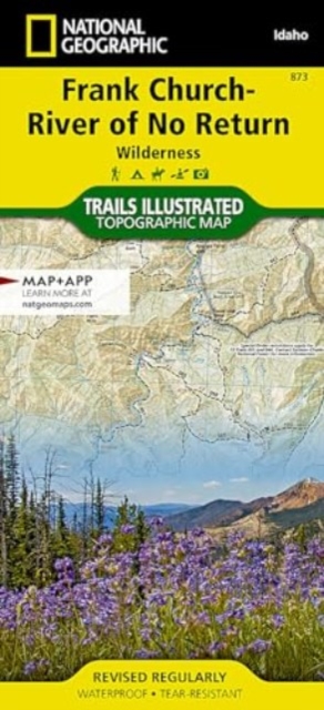 Frank Church-river Of No Return Wilderness Map, Sheet map, folded Book