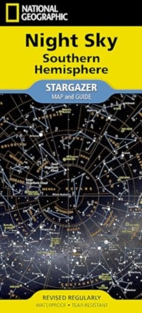 National Geographic Night Sky - Southern Hemisphere Map (Stargazer Folded), Other cartographic Book