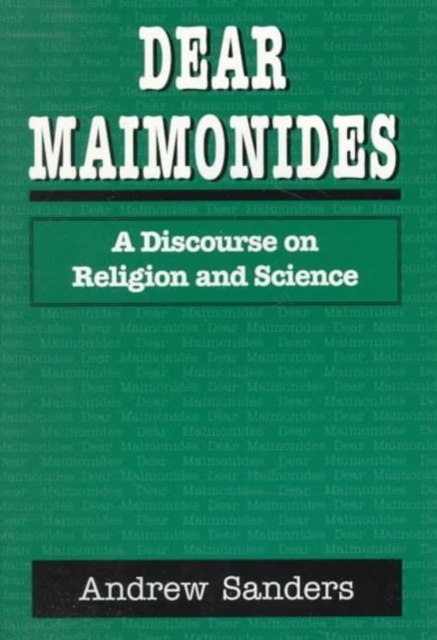 Dear Maimonides (S/C), Paperback / softback Book