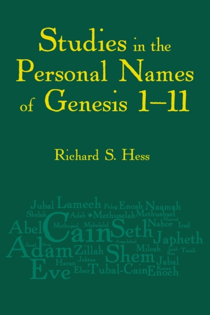 Studies in the Personal Names of Genesis 1-11, Paperback / softback Book