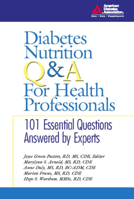 Diabetes Nutrition Q&A for Health Professionals, EPUB eBook