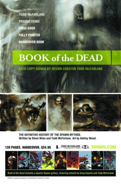Spawn: The Book Of The Dead, Hardback Book