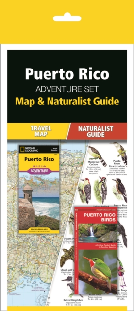 Puerto Rico Adventure Set : Map & Naturalist Guide, Kit Book