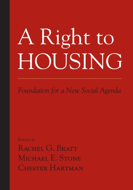 A Right to Housing : Foundation for a New Social Agenda, Paperback / softback Book