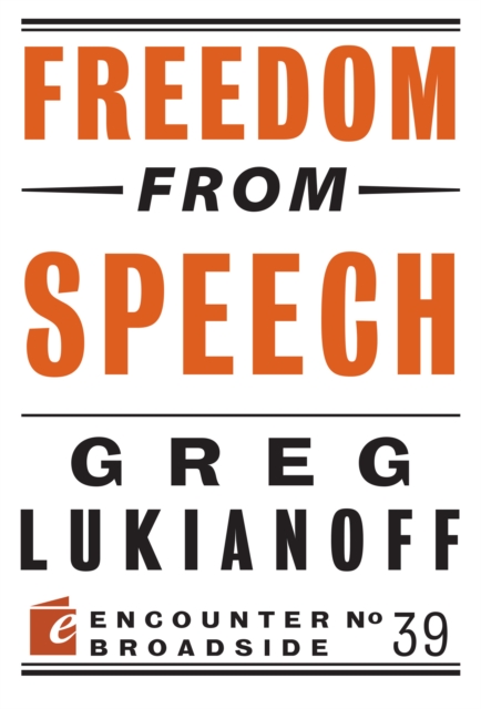 Freedom from Speech, Paperback / softback Book