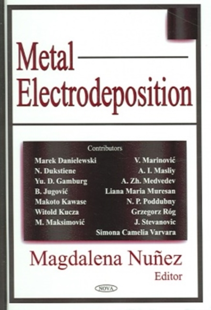 Metal Electrodeposition, Hardback Book