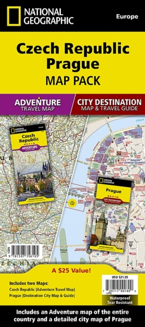 Czech Republic, Prague, Map Pack Bundle : Travel Maps International Adventure/Destination Map, Sheet map, folded Book