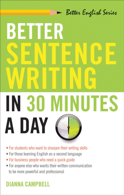 Better Sentence Writing in 30 Minutes a Day, EPUB eBook