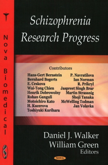 Schizophrenia Research Progress, Hardback Book