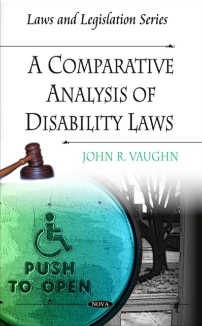 Comparative Analysis of Disability Laws, Hardback Book