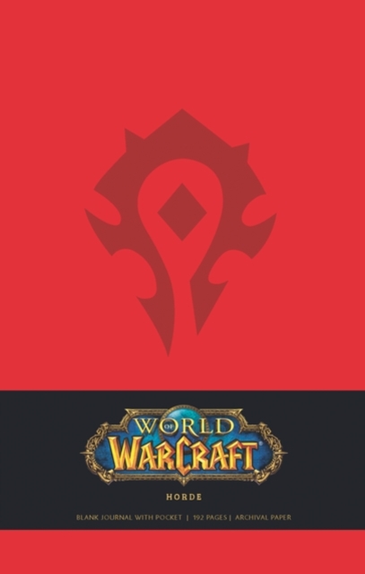 World of Warcraft Horde Hardcover Blank Journal, Hardback Book