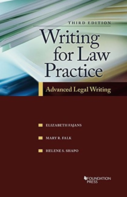 Writing for Law Practice 3e              Writing, Book Book