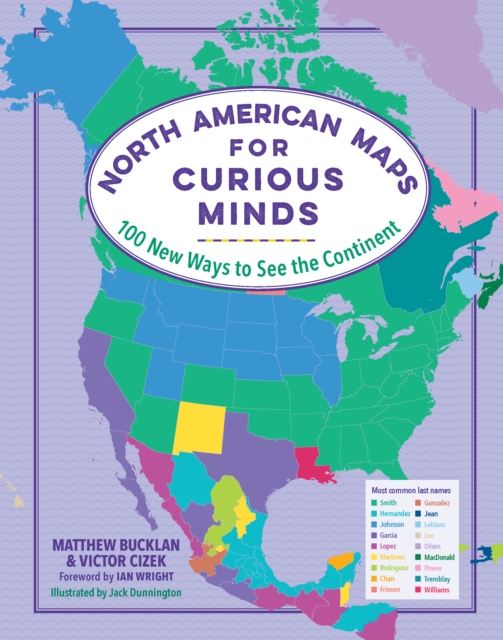 North American Maps for Curious Minds, Hardback Book