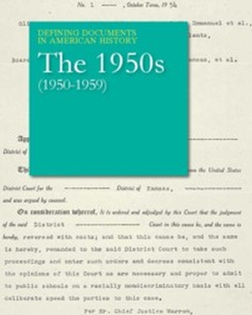 The 1950s (1950-1959), Hardback Book